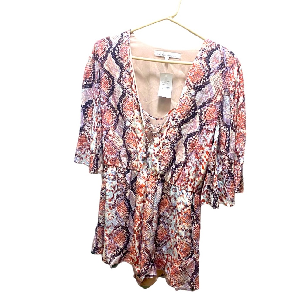 Beautiful Lovers and Friends Romper, NWT